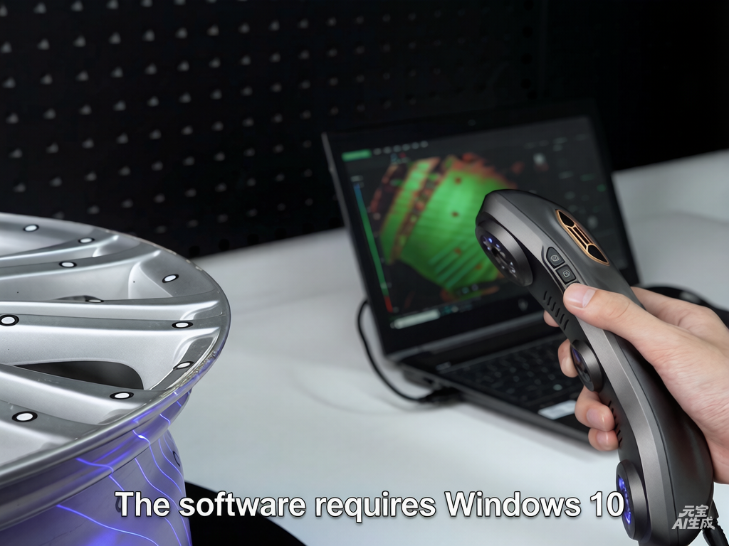 What are the system requirements of the computer for the 3D scanning software?